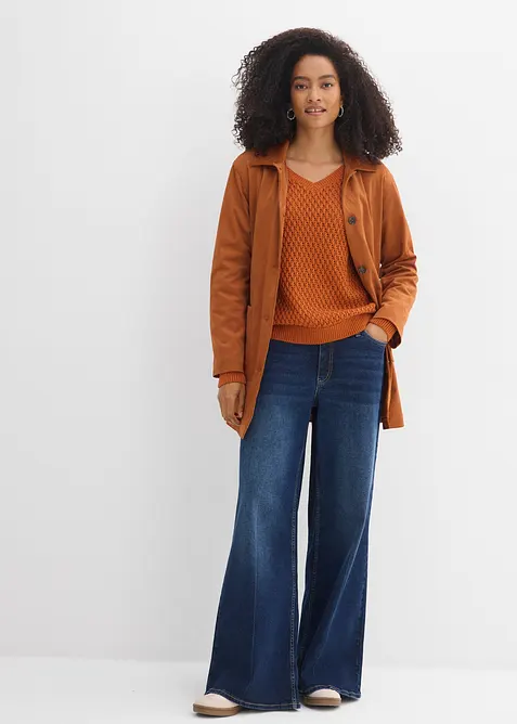 Genser av bomullmiks, bonprix