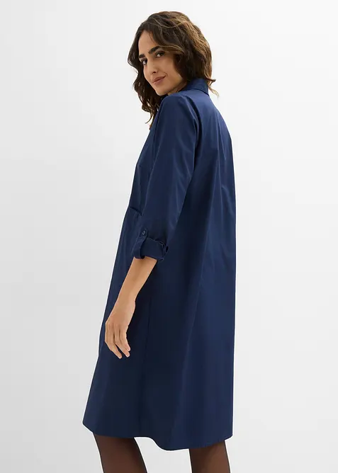 Skjortekjole i 100% bomull, bonprix