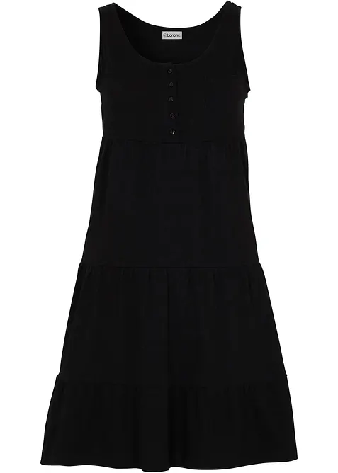Kjole av bomullsjersey, kort, bonprix