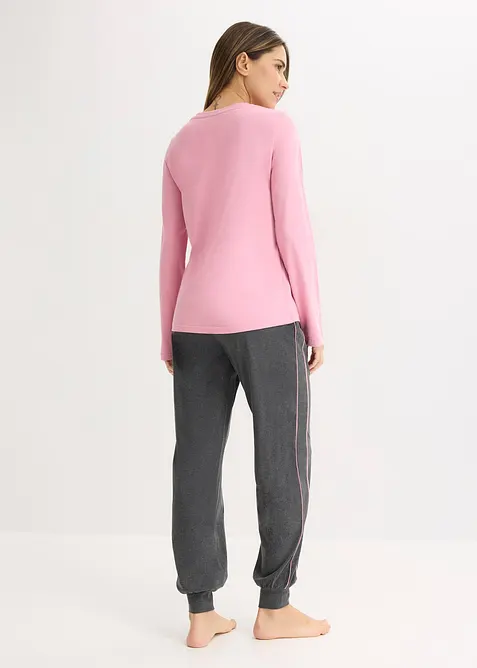 Pyjamas i myk bomull, bonprix