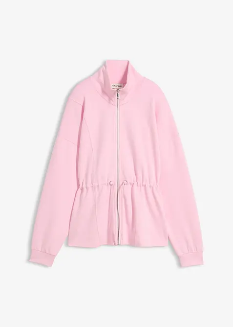 Sweatjakke i mykt scuba-materiale, bonprix