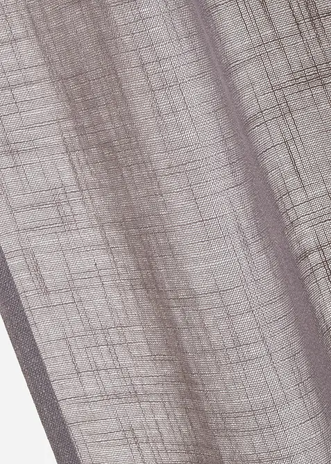 Gardin i linlook, f&aring;s i normal og ekstra bred (1-pack), bonprix