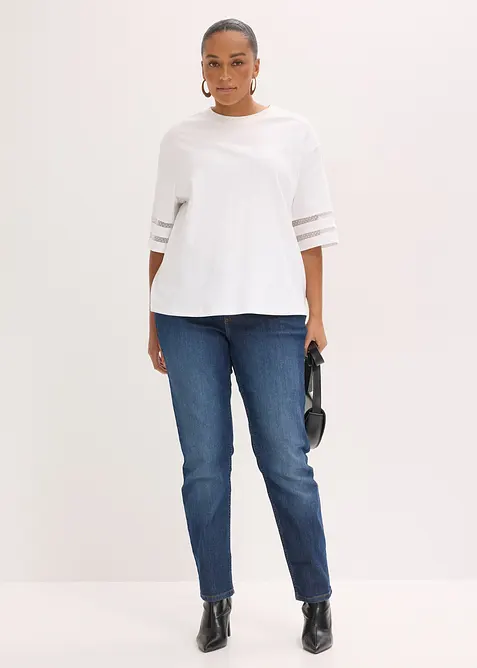 Topp i 100% &oslash;kologisk bomull, bonprix