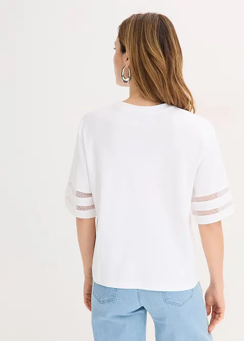 Topp i 100% &oslash;kologisk bomull, bonprix