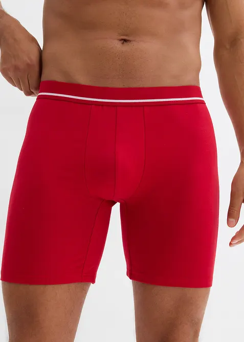 Boksershorts med bomull i ettersittende modell (3-pack), bonprix