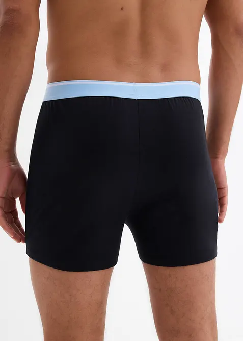Ledige boksershorts i &oslash;kologisk bomull (3-pack), bonprix