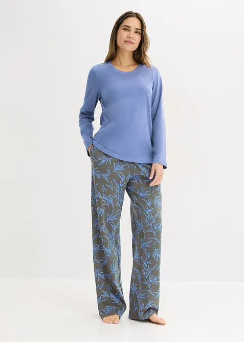 Pyjamas (3-delt sett) av ren bomull, bonprix