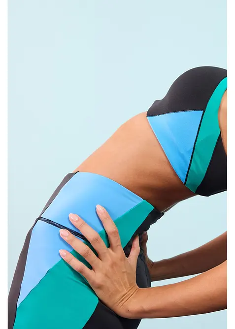 Vattert trenings-BH med middels hold, bonprix