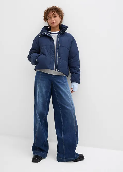 Vattert jakke med st&aring;krage, bonprix