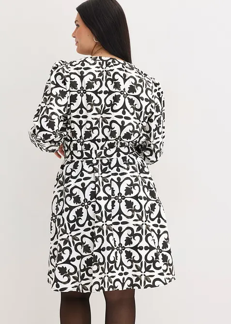 M&oslash;nstret kjole, bonprix