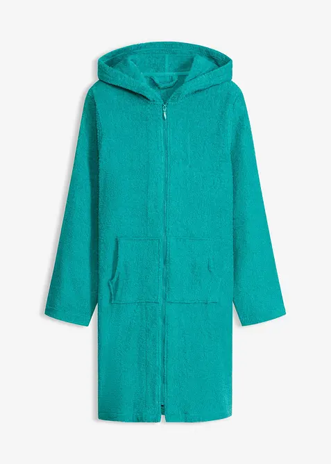 Badek&aring;pe i frott&eacute;  av &oslash;kologisk bomull, med glidel&aring;s, bonprix