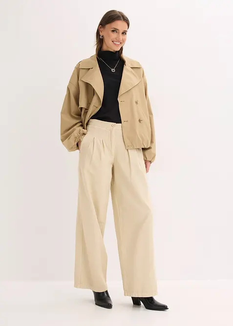 Twillbukse i 100% bomull, bonprix