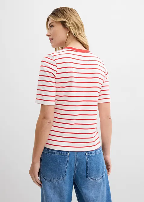 T-skjorte i formstabil, 100% &oslash;kologisk bomull, bonprix