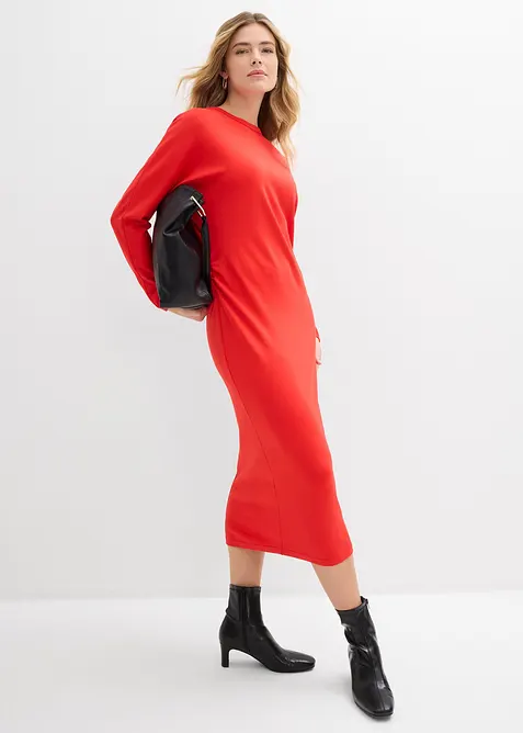 Midikjole i behagelig Punto di Roma-materiale, bonprix