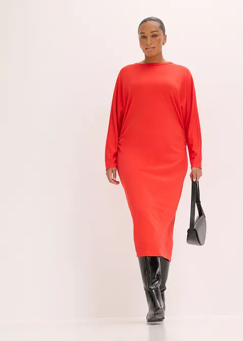 Midikjole i behagelig Punto di Roma-materiale, bonprix