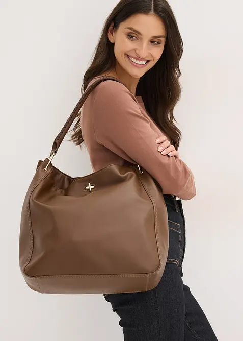 Shopper med remdetalj, bonprix