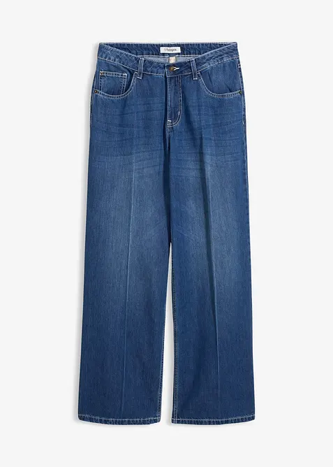 Wide Leg-jeans Mid Waist, bonprix