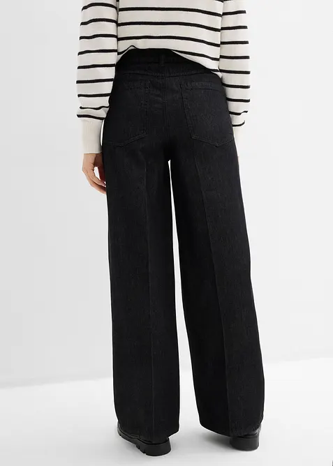 Wide Leg-jeans Mid Waist, bonprix