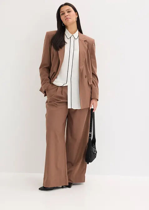 Bukse med legg og komfortlinning, bonprix