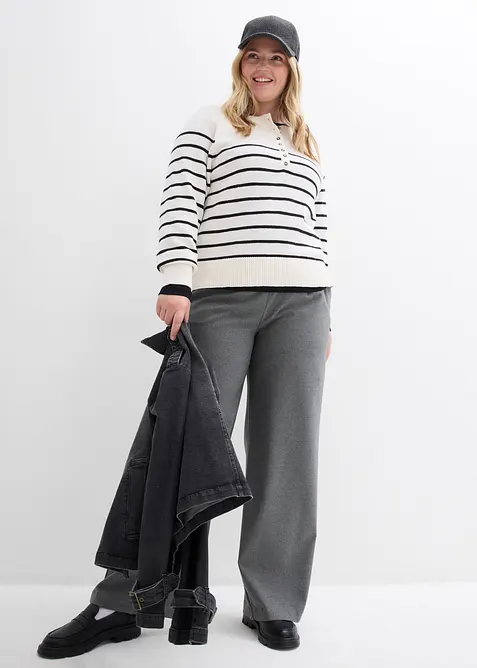 Genser i 100% bomull, bonprix