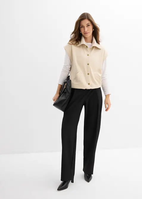 Vest av behagelig scuba, bonprix