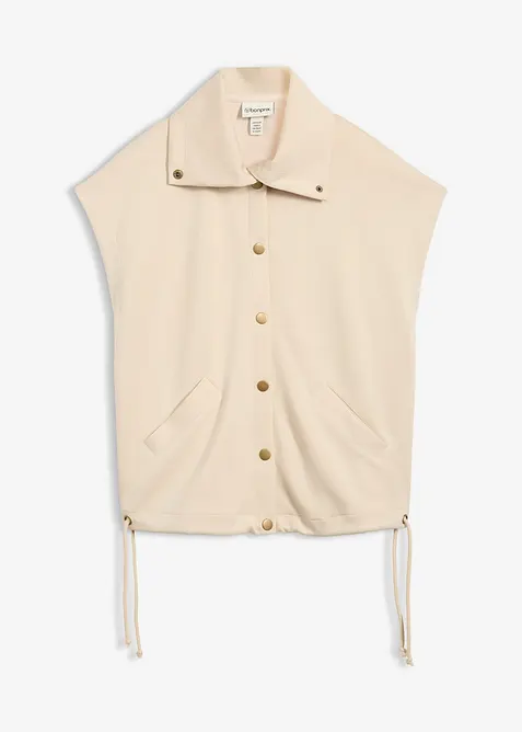 Vest av behagelig scuba, bonprix