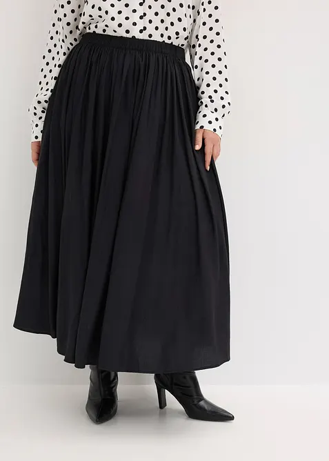 Maxiskj&oslash;rt i lett viskosemiks, bonprix