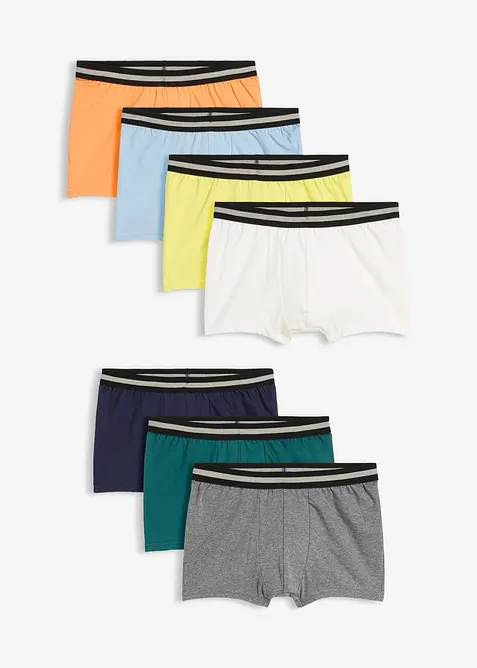 Boxershorts med myk bomull (7-pack), bonprix