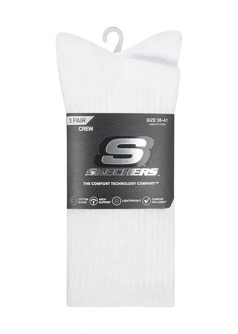 Tennissokker fra Skechers (3-pack), Skechers
