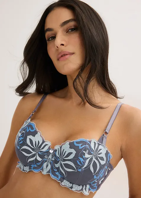 Balconette-BH med nydelig broderi, bonprix