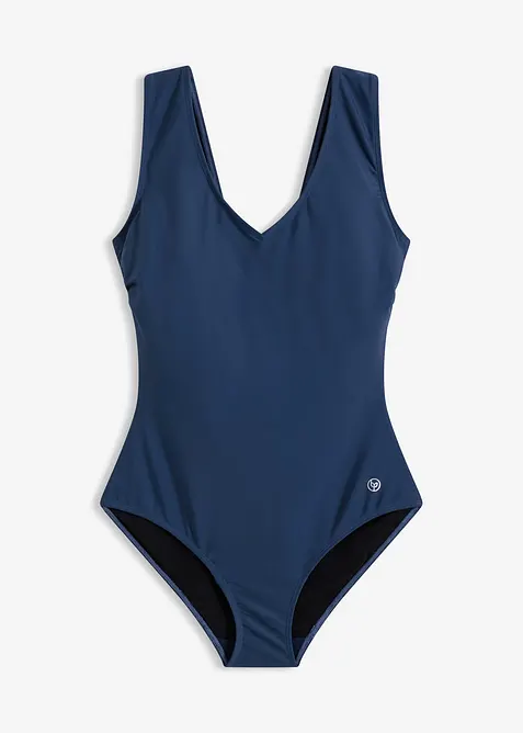 Shape-badedrakt, middels formende med V-utringning, bonprix
