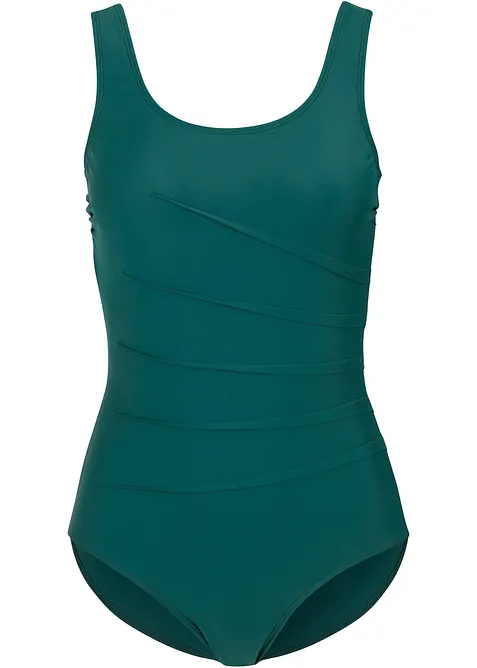 Shape-badedrakt med pyntefolder, lett formende, bonprix