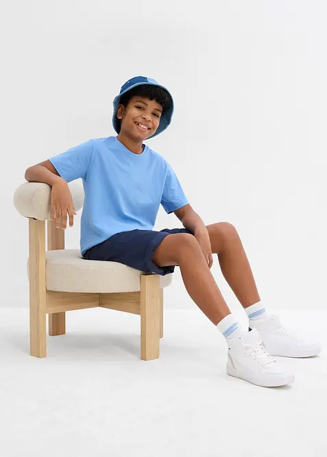 T-skjorte med &oslash;kologisk bomull (3-pack), bonprix