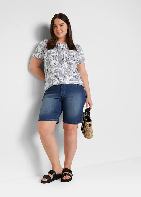 Jeans-bermudashorts Mid Waist, bonprix