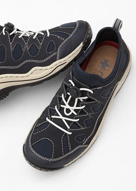 Komfort slip in-sneakers med lett s&aring;le fra Rieker, Rieker