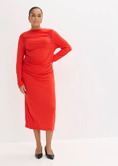 Midi jerseykjole, bonprix