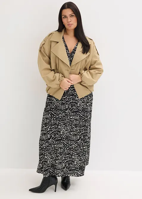 Maxikjole i 100% viskose, bonprix