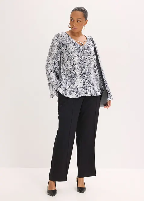 Tunika i lett sateng, bonprix