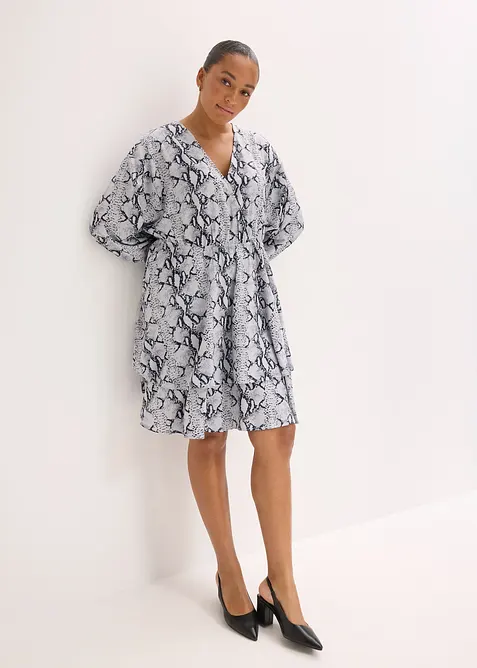 M&oslash;nstret kjole, bonprix