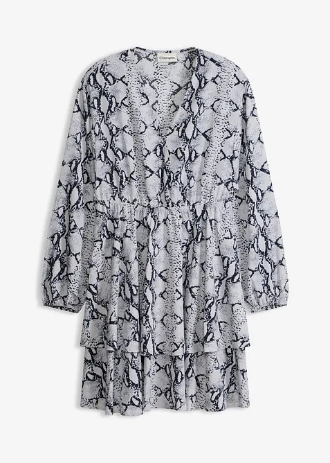 M&oslash;nstret kjole, bonprix