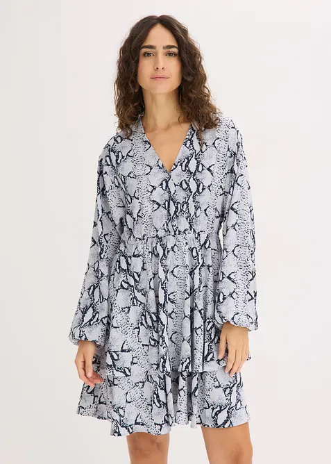 M&oslash;nstret kjole, bonprix