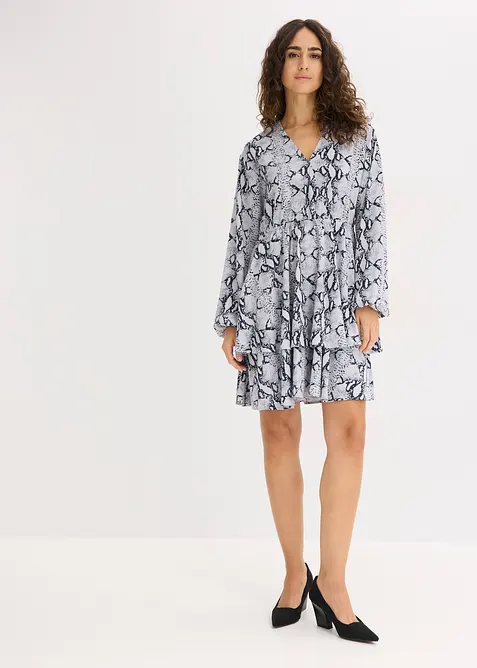 M&oslash;nstret kjole, bonprix