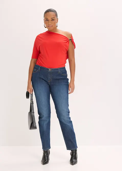 Topp med asymmetrisk utringning, bonprix