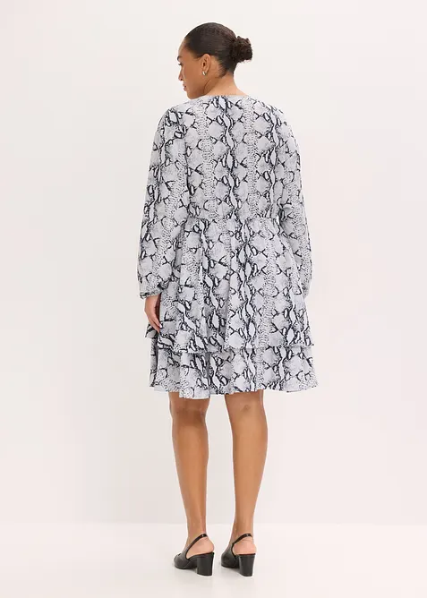 M&oslash;nstret kjole, bonprix