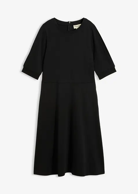 Trikotkjole i formstabil, &oslash;kologisk bomull, bonprix