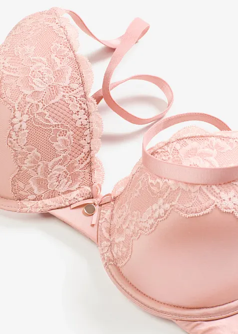 Padded-BH med glanseffekt, bonprix