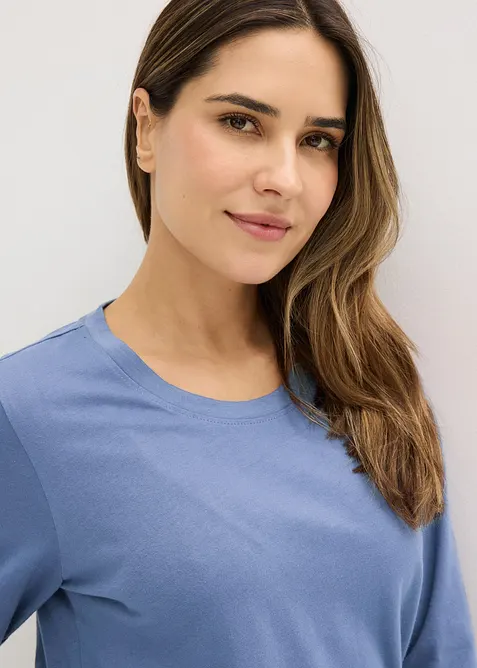 Pyjamas (3-delt sett) av ren bomull, bonprix