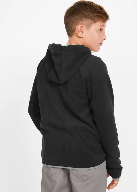Fleecejakke med kontrastdetaljer, bonprix