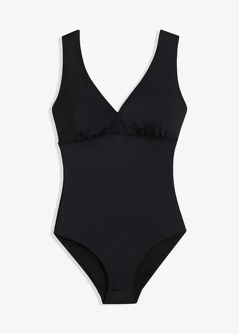 Shape-badedrakt, sterkt formende, med V-hals, bonprix