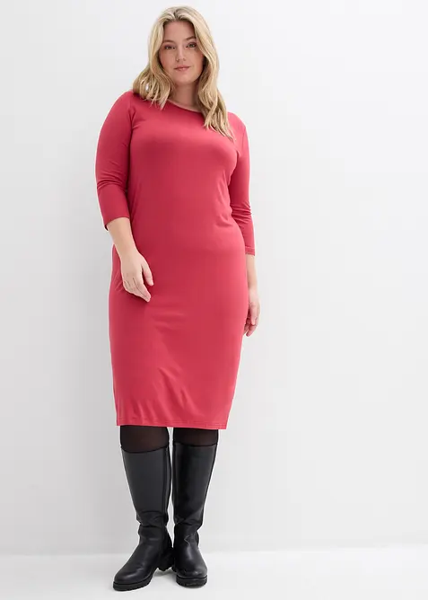 Trikotkjole i fin viskose, bonprix